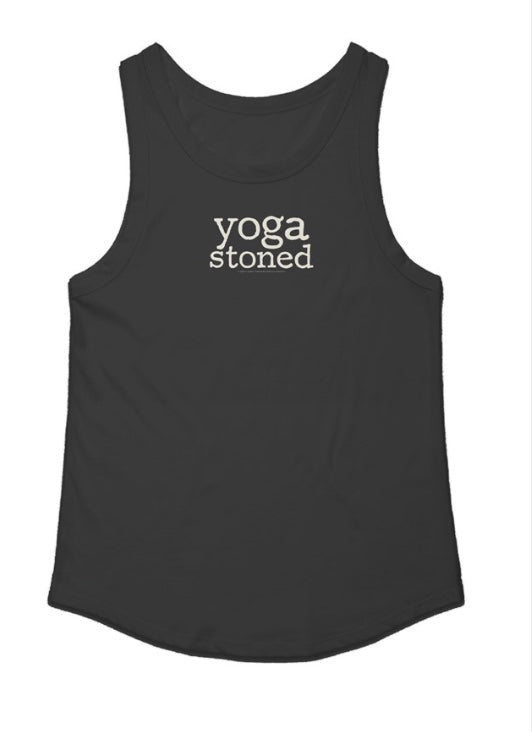 Yoga Stoned Womens Tank (Black)